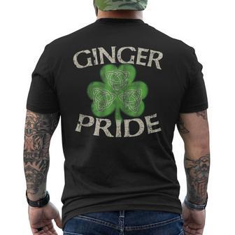 Ginger Pride Celtic St Patricks Day Lucky Irish Mens Back Print T-shirt | Mazezy