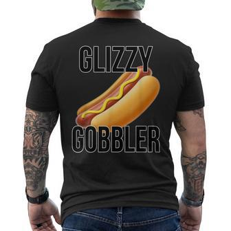 Glizzy Gobbler | Glizzy Hot Dogs | Glizzy Gang Mens Back Print T-shirt - Seseable
