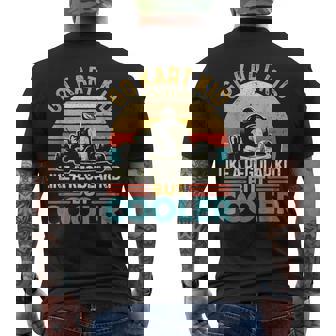 Go Kart Kid - Retro Go Karting Go Cart Racing Racing Funny Gifts Mens Back Print T-shirt | Mazezy