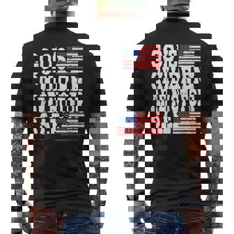 Gods Children Are Not For Sale Mens Back Print T-shirt | Mazezy