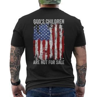 Gods Children Are Not For Sale Vintage Gods Children Mens Back Print T-shirt | Mazezy CA