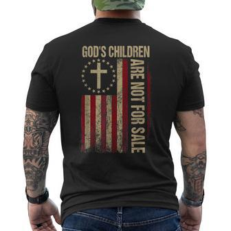 Gods Children Are Not For Sale Vintage Gods Children Mens Back Print T-shirt | Mazezy UK