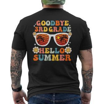Goodbye 3Rd Grade Hello Summer Funny Third Grade Graduate Mens Back Print T-shirt | Mazezy