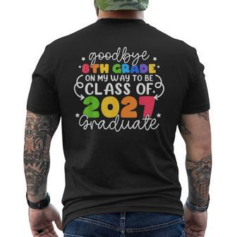 Goodbye 8Th Grade Class Of 2028 Graduate 8Th Grade Cute Mens Back Print T-shirt | Mazezy