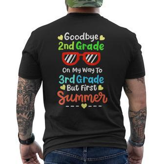 Goodbye School Hello Summer 2Nd Grade Kids Class Of 2023 Mens Back Print T-shirt - Thegiftio UK