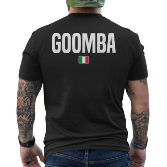 Goomba Italian Slang Italian Saying Mens Back Print T-shirt - Thegiftio UK