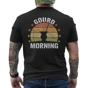 Gourd Morning Yerba Mate Gourd Funny Argentina Mate Pun Mens Back Print T-shirt | Mazezy
