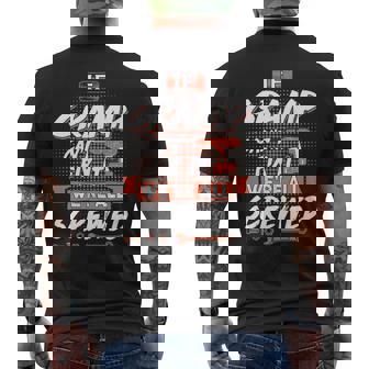 Gramp Grandpa Gift If Gramp Cant Fix It Were All Screwed Mens Back Print T-shirt - Seseable