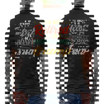 Gramp Grandpa Gift Im A Professional Gramp Mens Back Print T-shirt - Seseable