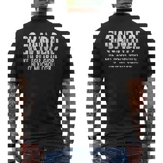 Grandad Definition Like Regular Grandpa Only Cooler Funny Mens Back Print T-shirt | Mazezy