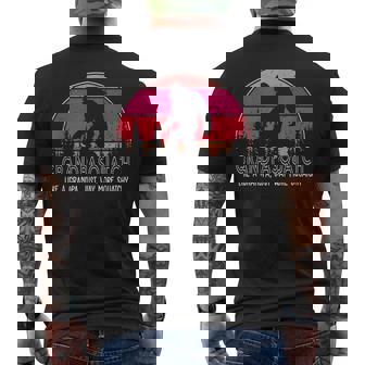Grandpasquatch Like A Grandpa Just Way More Squatchy Funny Mens Back Print T-shirt - Thegiftio