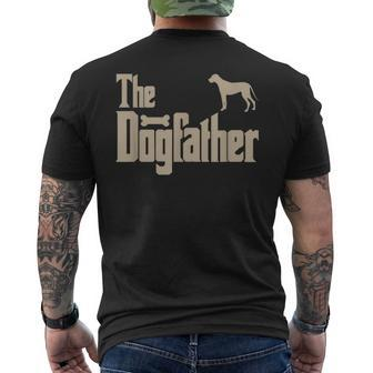 Great Dane Dog Lovers The Dogfather Men Men's T-shirt Back Print | Mazezy