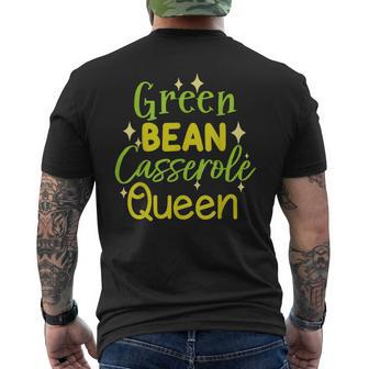 Green Bean Casserole Queen Men's T-shirt Back Print - Monsterry