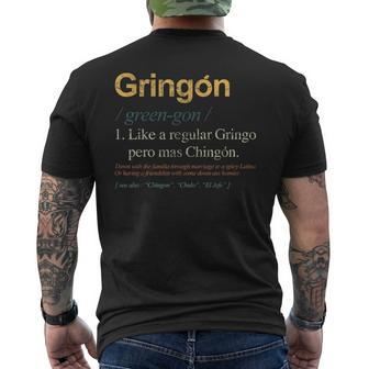 Gringon Wie Ein Stammgast Gringo Pero Mas Chingon Mens Back Print T-shirt - Monsterry UK