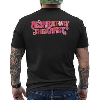 Groovy Respiratory Therapy Rt Therapist Funny Rt Care Week Mens Back Print T-shirt - Monsterry UK