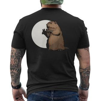 Groundhog Day Shadow Puppet Men's T-shirt Back Print | Mazezy UK