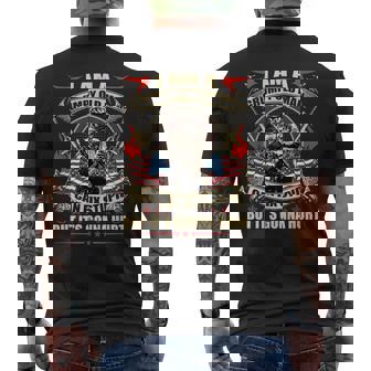 Im A Grumpy Old Man I Can Fix Stupid But Its Gonna Hurt Men's Back Print T-shirt | Mazezy