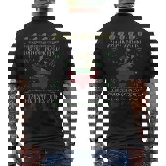 Guacin' Around The Christmas Tree Ugly Christmas Sweater Men's T-shirt Back Print - Monsterry