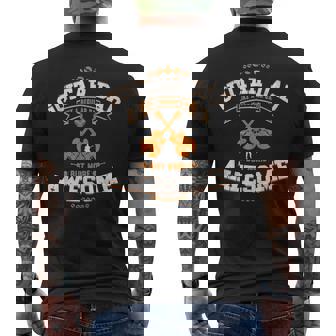 Guitar Dad Like A Regular Dad But More Awesome Cool Men's T-shirt Back Print - Thegiftio UK