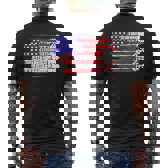 Guitar Lover Rock Music Guitar Player Mens Back Print T-shirt - Seseable