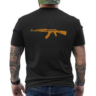 Gunsmith T Love Guns Gun Lover Gunsmithing Men's T-shirt Back Print - Monsterry UK
