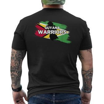Guyana Warriors Cricket Men's T-shirt Back Print - Seseable