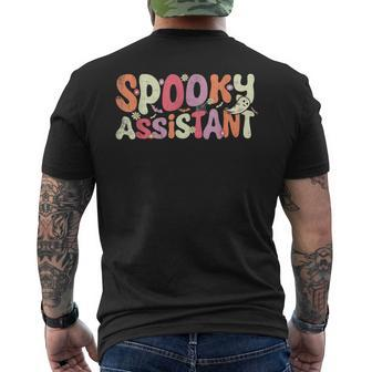Halloween Assistant Spooky Assistant Halloween Assistant Men's T-shirt Back Print | Mazezy