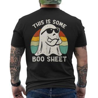 Halloween This Is Some Boo Sheet Men's T-shirt Back Print - Monsterry