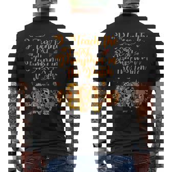 Halloween I Teach The Cutest Pumpkin In The Patch Halloween Men's T-shirt Back Print | Mazezy