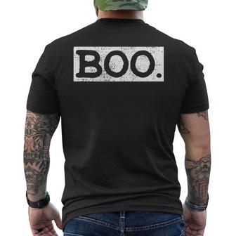 Halloween Vintage Boo Funny Gift Halloween Funny Gifts Mens Back Print T-shirt | Mazezy