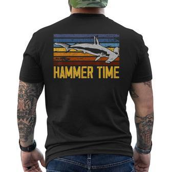 Hammer Time Hammerhead Shark Marine Biology Animal Men's T-shirt Back Print - Monsterry AU