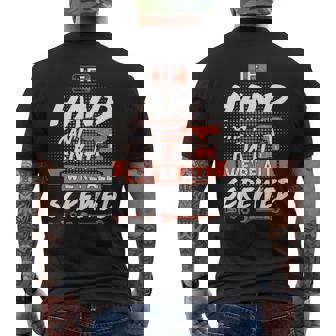 Hand Name Gift If Hand Cant Fix It Were All Screwed Mens Back Print T-shirt - Seseable