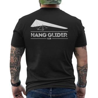 Hang Glider Lover Hang Gliding Club Men's T-shirt Back Print | Mazezy
