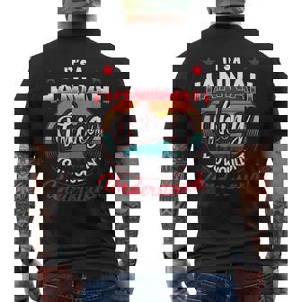 Hannah Name Its A Hannah Thing Mens Back Print T-shirt | Mazezy