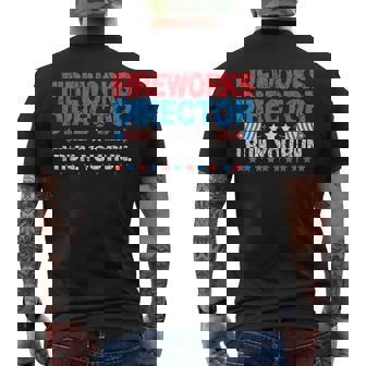 Happy 4Th Of July Fireworks Director I Run You Run Mens Back Print T-shirt | Mazezy