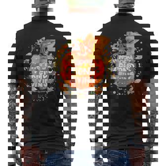 Happy Friendsgiving Thanksgiving With Friends Men's T-shirt Back Print - Thegiftio UK