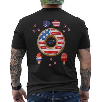 Happy Independence Day 4Th Of July Sweet Designs Mens Back Print T-shirt | Mazezy