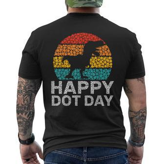 Happy International Dot Day 2023 September 15Th Polka Dot Men's T-shirt Back Print | Mazezy