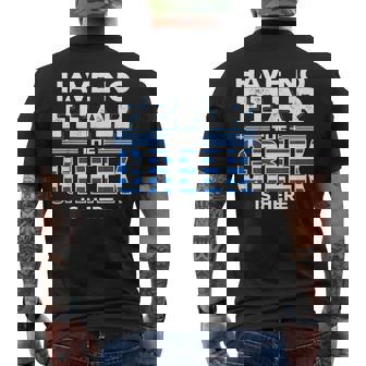 Have No Fear The Greeks Is Here Mens Back Print T-shirt | Mazezy