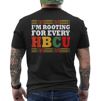 Hbcu Historically Black Colleges & Universities Educated Mens Back Print T-shirt - Seseable
