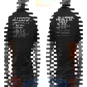 Head Honcho Boss The Man Myth Legend Men's T-shirt Back Print | Mazezy