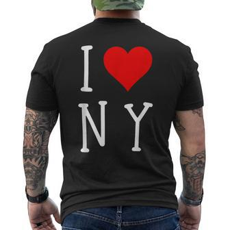 I Heart New York Souvenir I Love New York Souvenirs Men's T-shirt Back Print | Mazezy UK