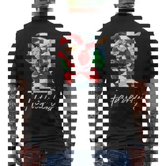 Heatherly Name Gift Santa Heatherly Mens Back Print T-shirt | Seseable CA