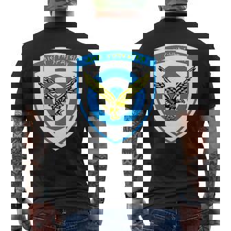 Hellenic Greek Air Force Men's Back Print T-shirt | Mazezy
