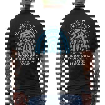 Her Fight Is My Fight Addison’S Disease Awareness Mens Back Print T-shirt - Thegiftio