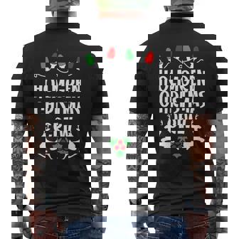 Holmgren Name Gift Christmas Crew Holmgren Mens Back Print T-shirt | Seseable CA
