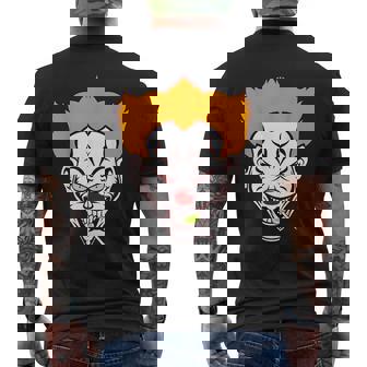 Horror Clown Halloween Scary Evil Killer Clown Mens Back Print T-shirt | Mazezy