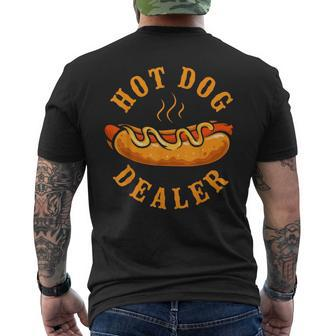 Hot Dog Adult Hot Dog Dealer Mens Back Print T-shirt - Monsterry DE