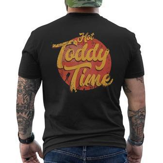 Hot Toddy Time Cocktail Men's T-shirt Back Print | Mazezy