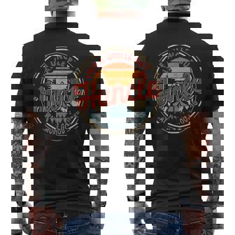 Huncle Like Regular Uncle Way More Good Looking Uncle Retro Mens Back Print T-shirt - Thegiftio